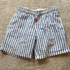 Cat & Jack Blue and White Striped Shorts